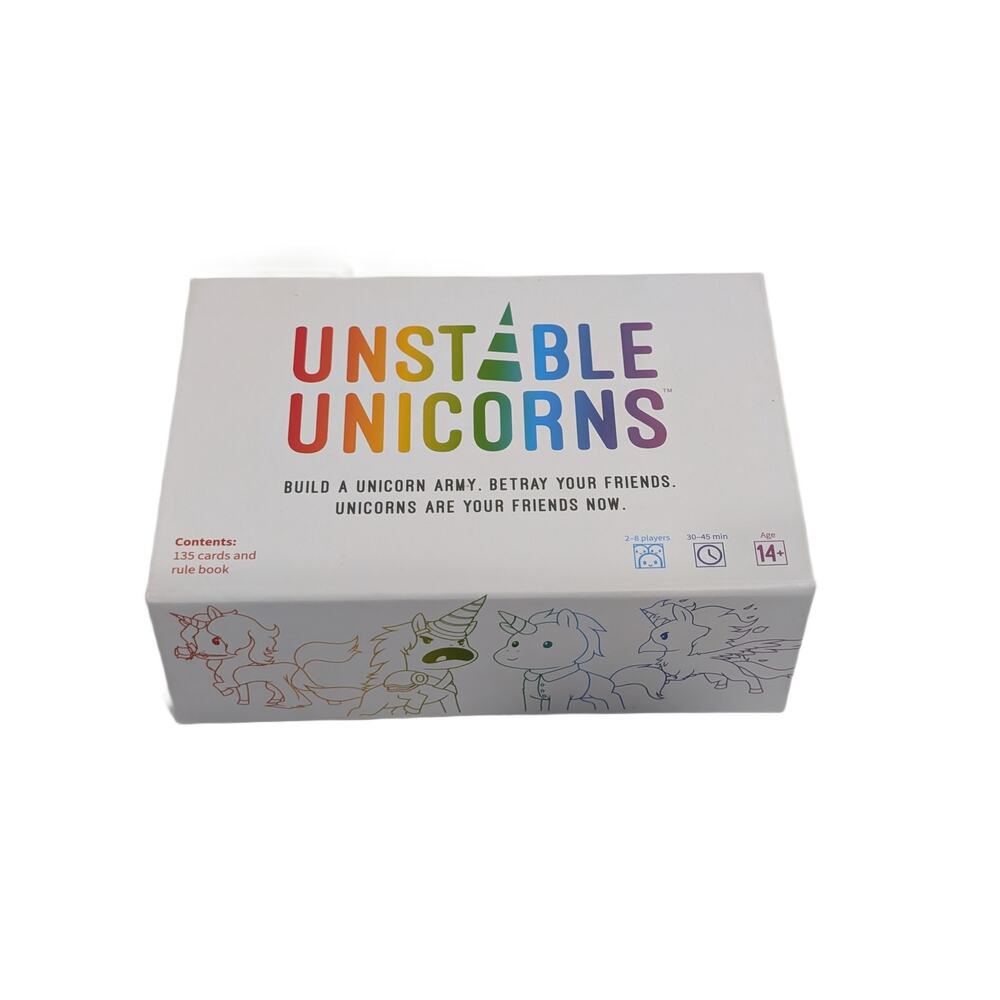 Unstable Unicorns Card Game Board Game Shrinkwrap